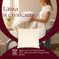 PODUSZKA PÓŁPUCHOWA 40x40 BEŻOWA ANTYALERGICZNA MIĘKKA 100% BAWEŁNA PODUSZKA PÓŁPUCHOWA 40x40 BEŻOWA ANTYALERGICZNA MIĘKKA 100% BAWEŁNA